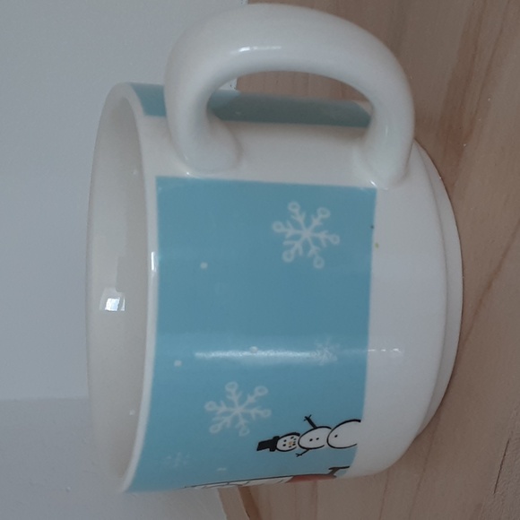 White River Home Seasons Winter Camper in Snow Snowman Stackable Mug 14 oz - Picture 3 of 6